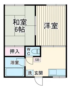 パールハイム【2階】の間取り