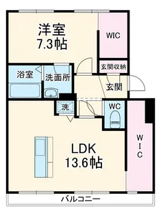 Mitsuru【302号室】の間取り