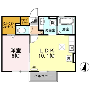 ル・カルテットヒロミ【202号室】の間取り