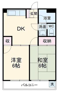 愛鷹ビル【205号室】の間取り