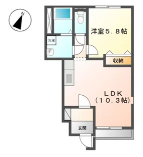 Grace(グレース)【1階】の間取り