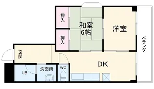 イーストフレア金子【2階】の間取り