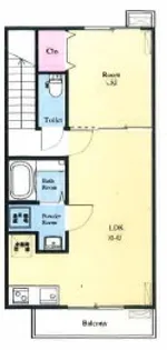 Rassurer高根台【107号室】の間取り