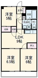 M・アリージェンス【202号室】の間取り