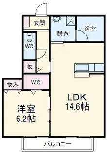 サンライフ錦【202号室】の間取り