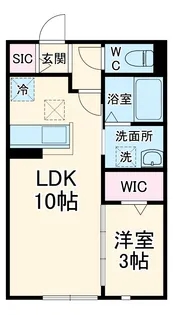 メゾン・ド・ルフレ【1階】の間取り