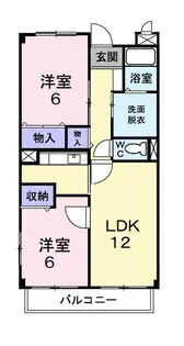プリムローズ【3階】の間取り