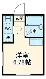 Metis矢部【1階】の間取り