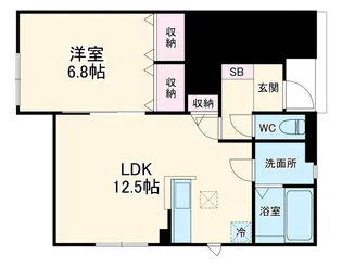 コンフォートツインズ【101号室】の間取り