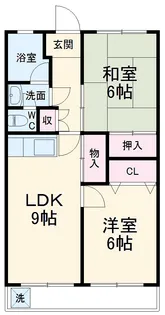 野添マンションひろみ【401号室】の間取り