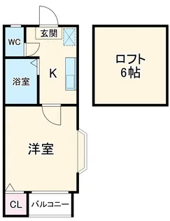 ブルーコート【2階】の間取り