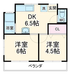 fメゾン妙音通【203号室】の間取り