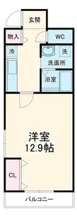 まきの木館うたり【1階】の間取り