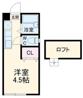 センターグリーン金沢【203号室】の間取り