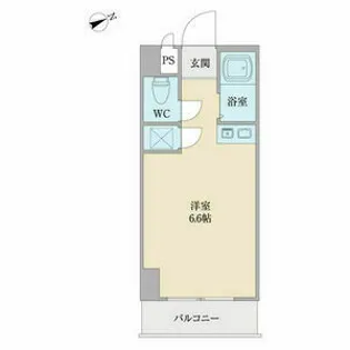 Vita六番町【8階】の間取り