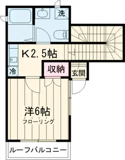 アドニスK(Adonis K)【301号室】の間取り