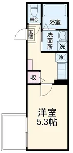 メルディア新里町【3階】の間取り