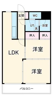 リヴァーサイド植田【4階】の間取り