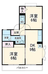 セジュール三橋 2【2階】の間取り