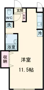 ハイム京【2階】の間取り