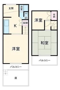 ダイヤモンドガーデン【1階】の間取り