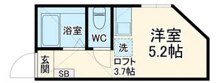 ヒルズ踊場【2階】の間取り