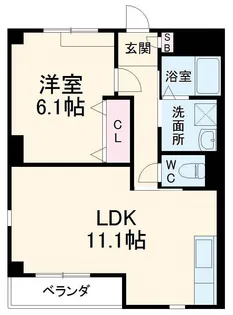 グラン ブリエ【3階】の間取り