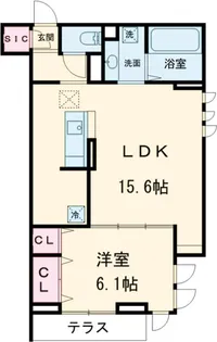 アンジュール徳丸A棟【1階】の間取り