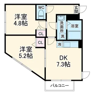 Les Ailes V【3階】の間取り