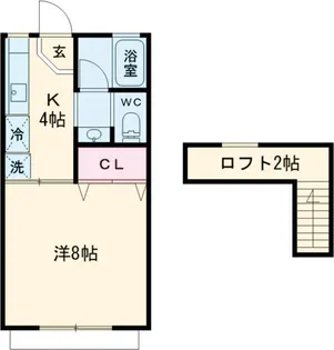 ブランシェ町田【2-B号室】の間取り