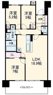 Green Gate Residence ガーデンウィング【B408号室】の間取り