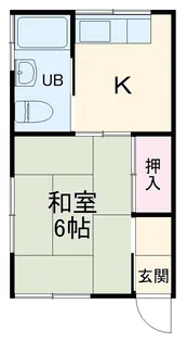 谷川荘【202号室】の間取り