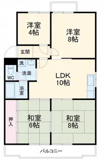 第2グリーンハイツ【A-1号室】の間取り