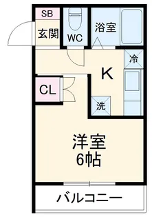 オルタンシア南台【103号室】の間取り