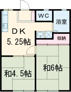 大塚南ハイツ【2階】の間取り