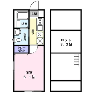 ハウズライフ厚木五番館【2階】の間取り