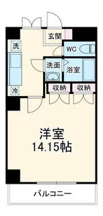 カーザ日暮【3階】の間取り