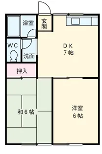 成瀬ハイツ【203号室】の間取り