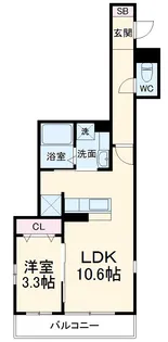 NavonaⅡ【2階】の間取り