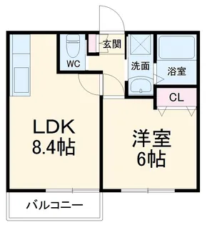 コネクトパーク1番館【2階】の間取り
