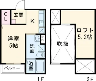 ルミエール 黄金(ルミエールコガネ)【1階】の間取り