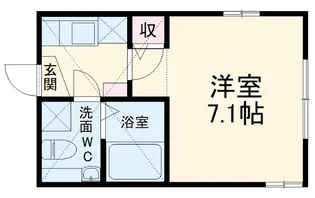 ミュー菅生【1階】の間取り