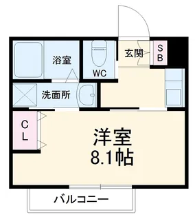 コネクトパーク7番館【1階】の間取り