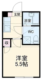 アザーレ生田Ⅱ【2階】の間取り