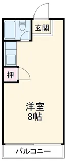 キャッスル康生【205号室】の間取り