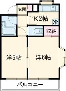 コーポ弘文館【1階】の間取り