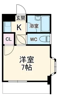 パームハイツ【202号室】の間取り