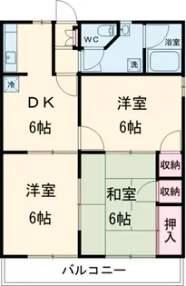 メゾン・ド・ソワサント【B101号室】の間取り