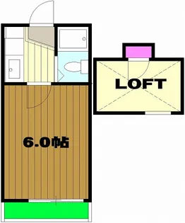 モナークハイム【205号室】の間取り