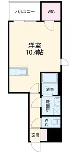 ウェルスクエア豊中服部【2階】の間取り